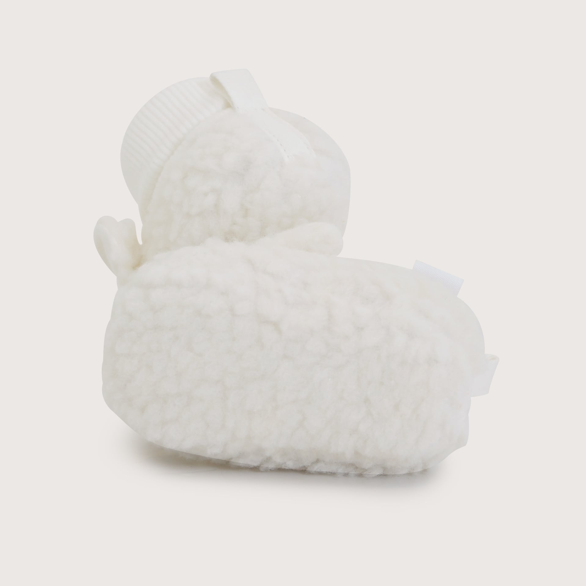 ZAPATO TEJIDO CONEJO BLANCO DE BEBE  OPALINE - 3