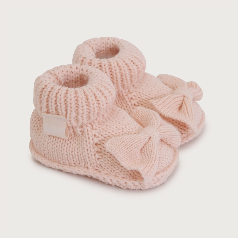 BOTIN TEJIDO BEIGE NIÑO OPALINE - 1