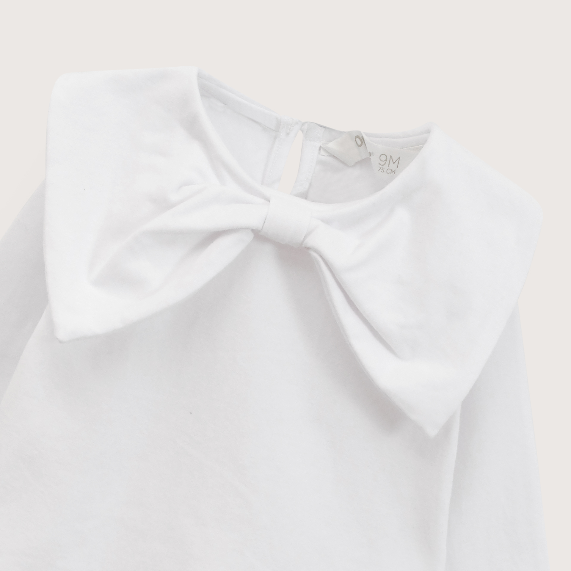 POLERA BLANCA CON CINTA INFANT NIÑA OPALINE - 4