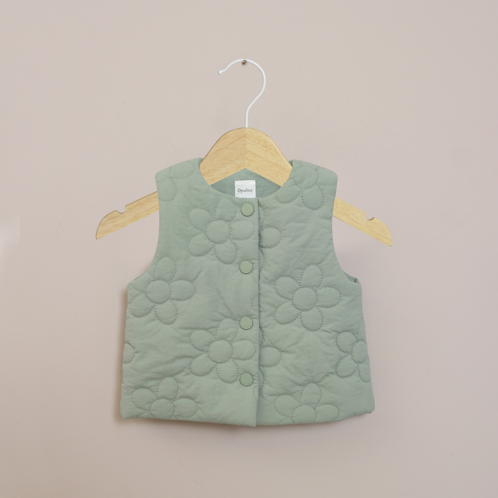PARKA INFANT NIÑA VERDE MUSGO OPALINE - 1
