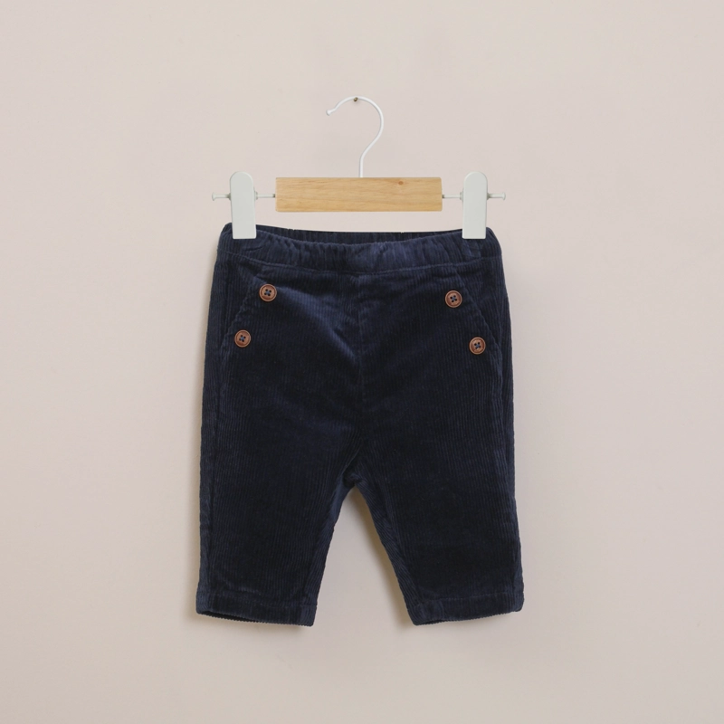 PANTALON BEBE NIÑA AZUL OPALINE - 1