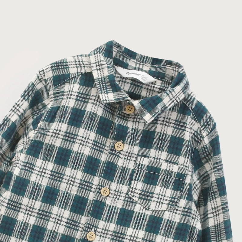 CAMISA INFANT NIÑO VERDE OPALINE - 4