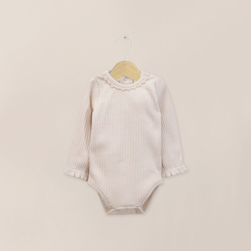 BODY BEBE NIÑA CREMA OPALINE - 1
