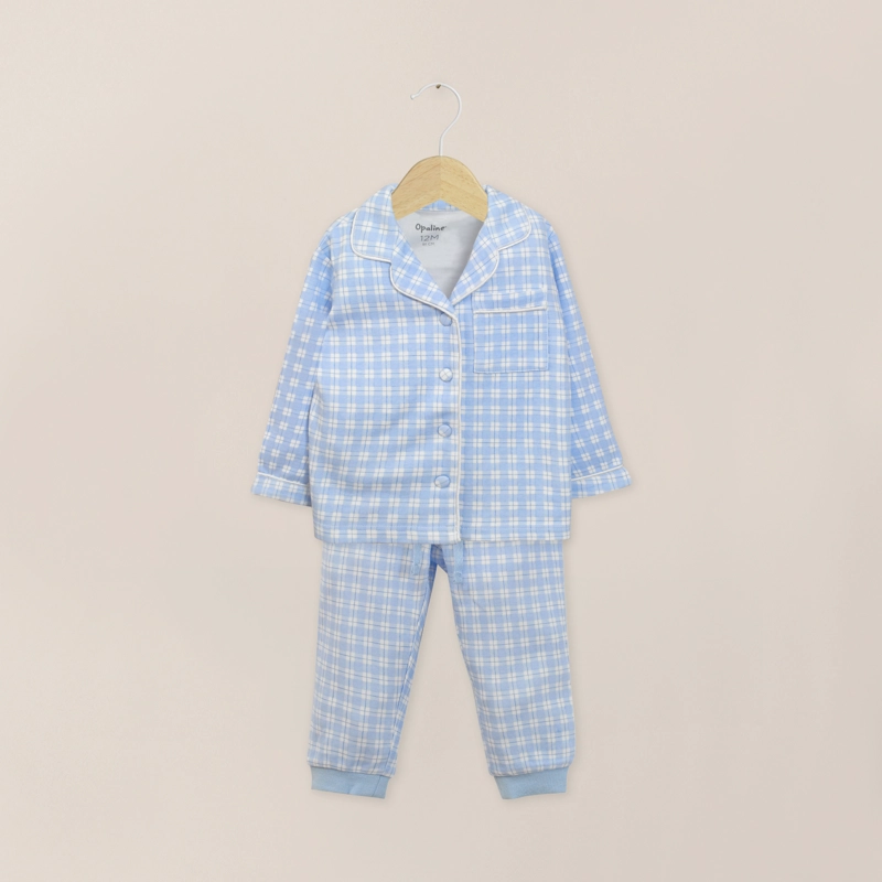 PIJAMA CONJUNTO CELESTE DE NIÑO OPALINE - 1
