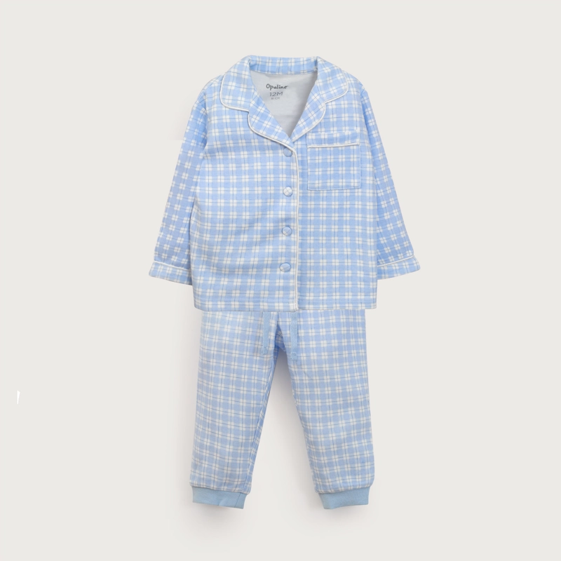 PIJAMA CONJUNTO CELESTE DE NIÑO OPALINE - 2