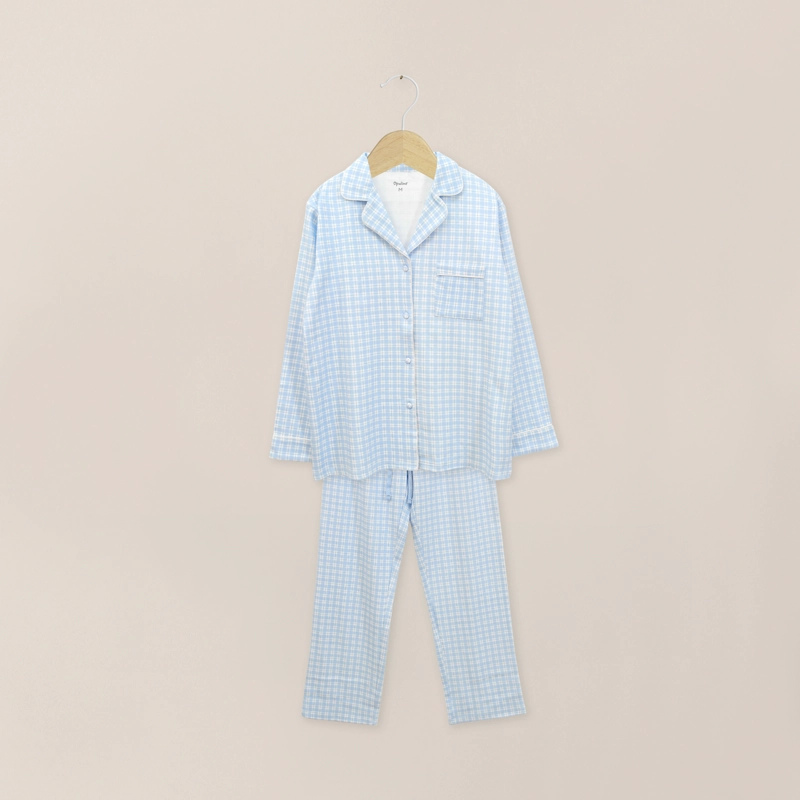 PIJAMA CONJUNTO DE 2 PIEZAS DE MUJER CELESTE OPALINE - 1
