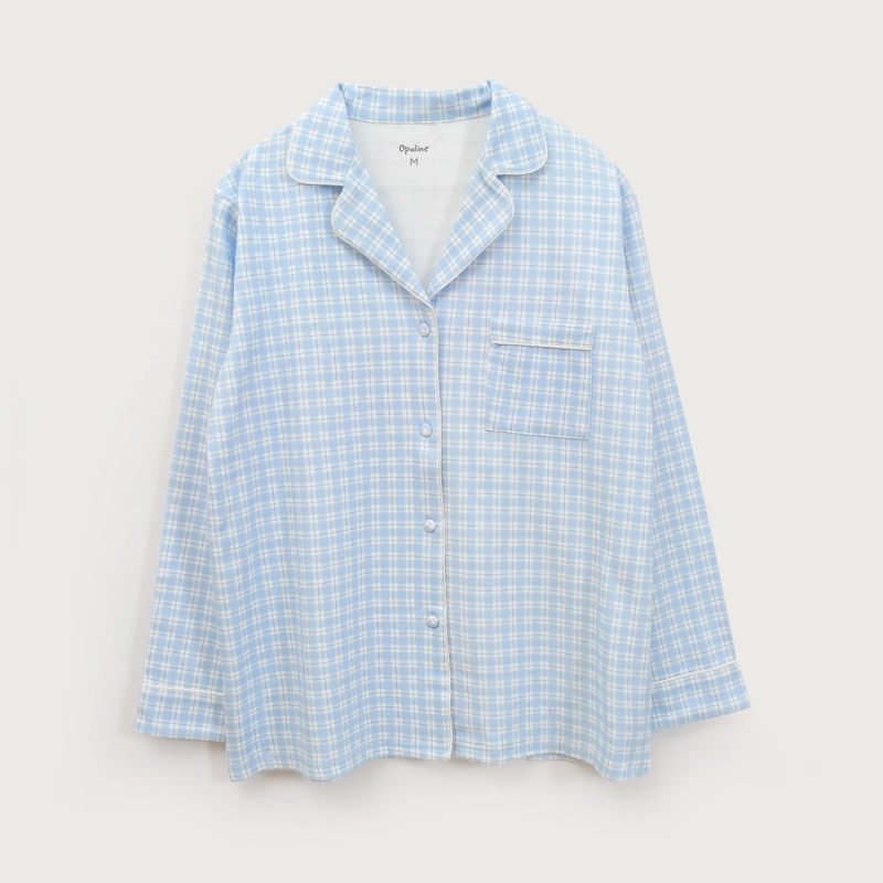 PIJAMA CONJUNTO DE 2 PIEZAS DE MUJER CELESTE OPALINE - 3