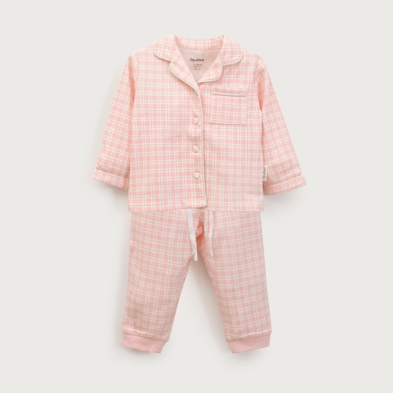 PIJAMA CONJUNTO ROSADO DE NIÑA OPALINE - 2
