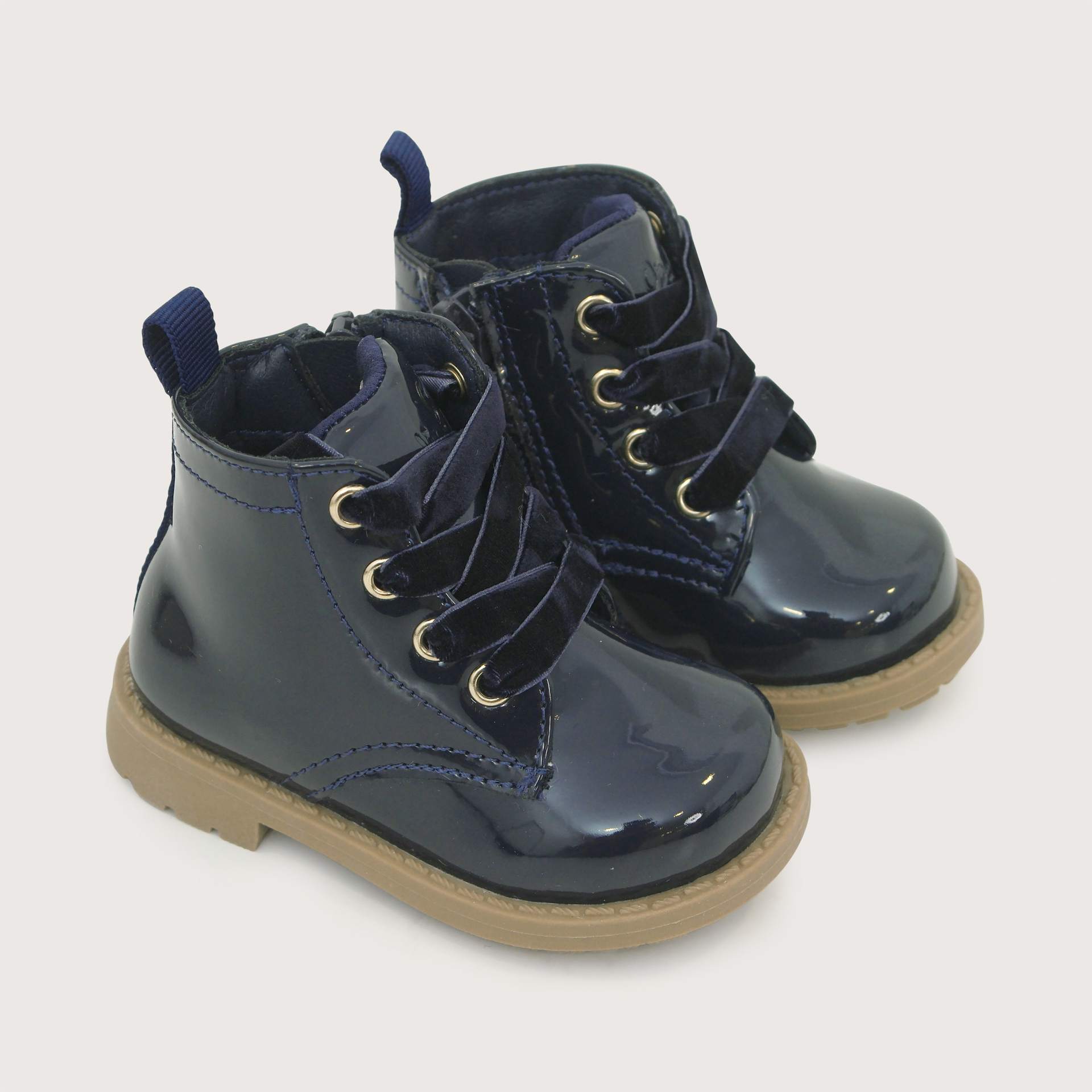 BOTIN CORDON PRIMERO PASOS AZUL NIÑA OPALINE - 1
