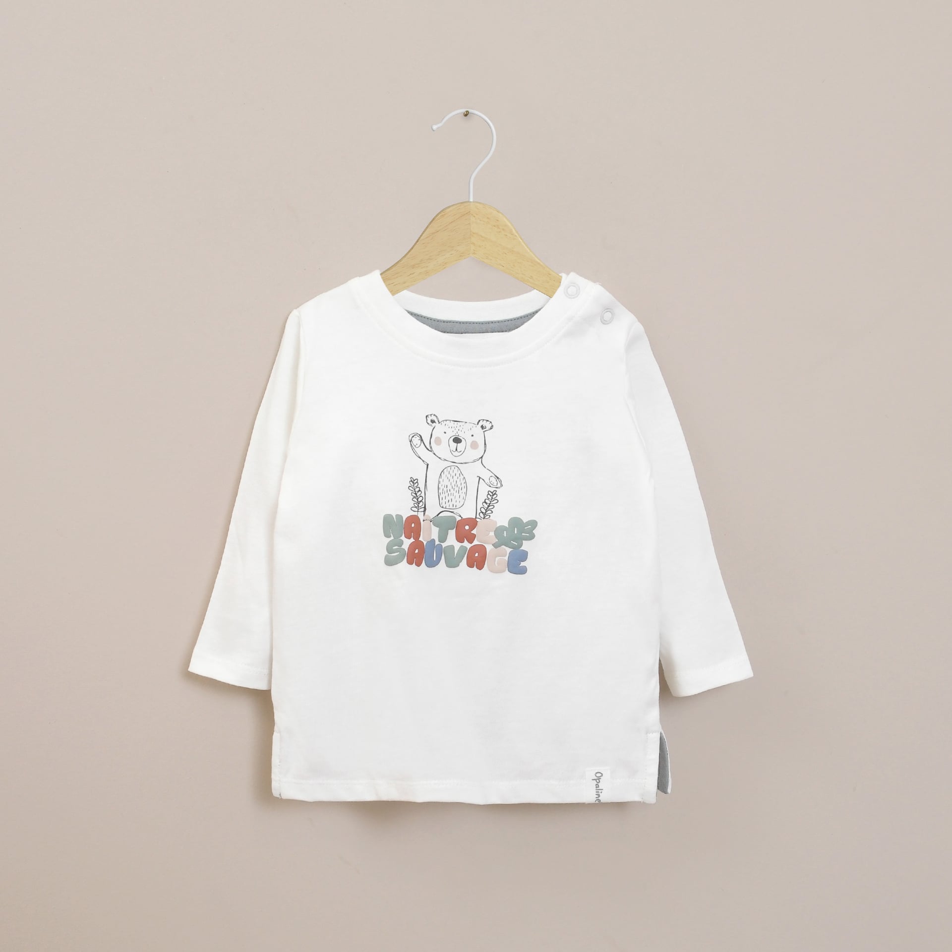 POLERA INFANT BLANCA NIÑO OPALINE - 1