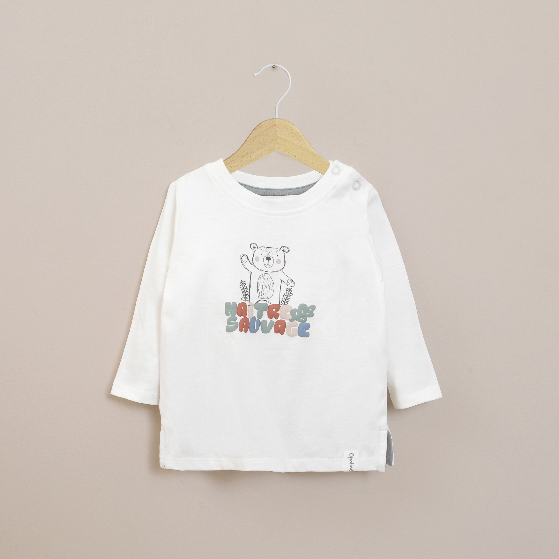 POLERA INFANT BLANCA NIÑO OPALINE - 1
