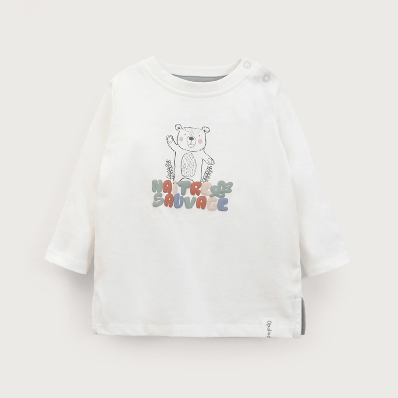 POLERA INFANT BLANCA NIÑO OPALINE - 2