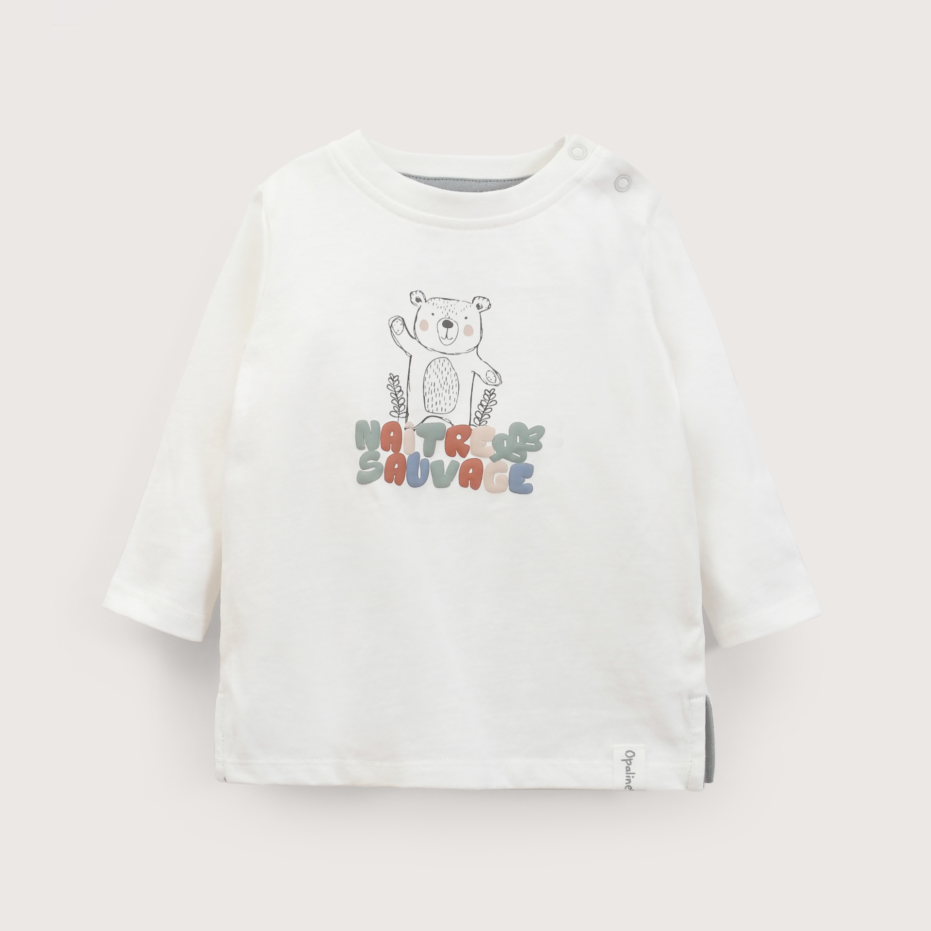 POLERA INFANT BLANCA NIÑO OPALINE - 2