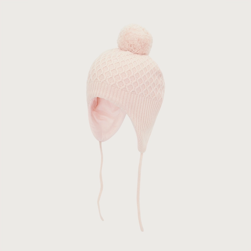 GORRO BEBE ROSADO DE NIÑA OPALINE - 1