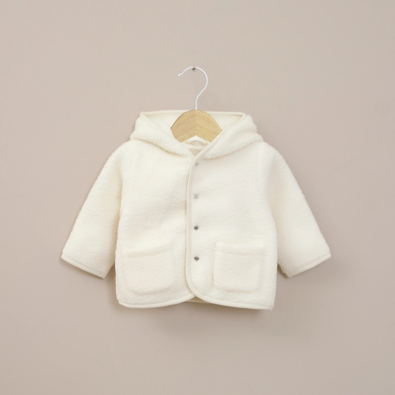 CHAQUETA BEBE UNISEX BLANCO OPALINE - 1