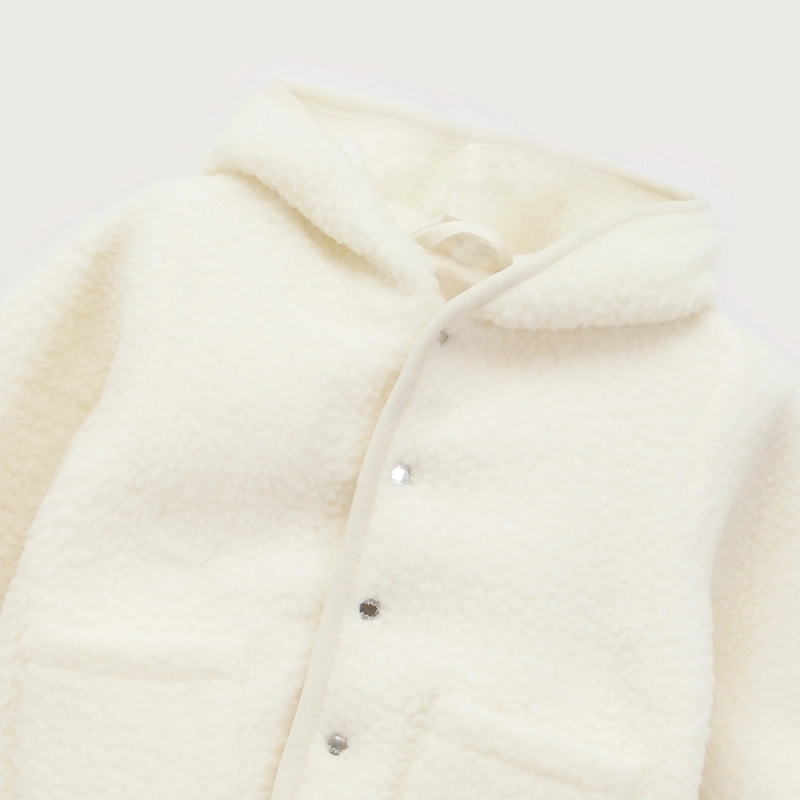 CHAQUETA BEBE UNISEX BLANCO OPALINE - 4