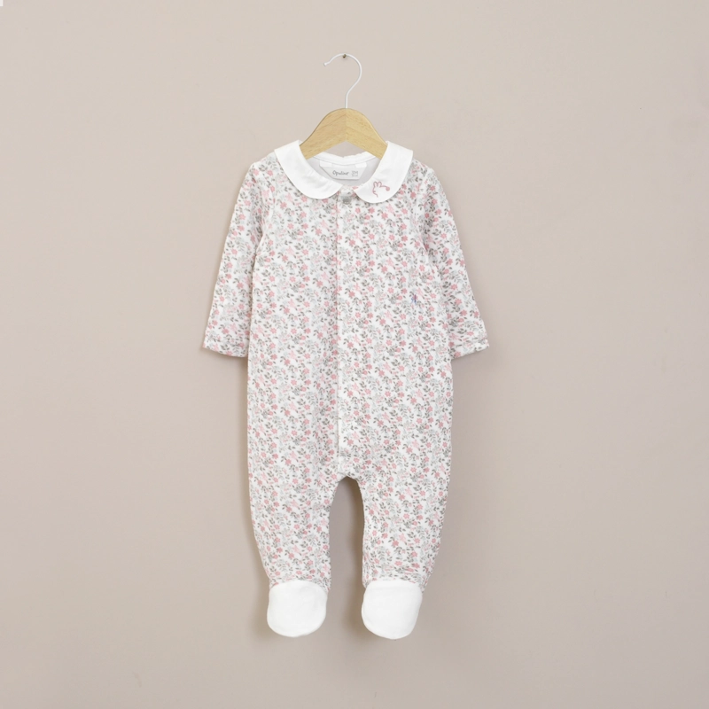 OSO PLUSH BEBE NIÑA ESTAMPADO ROSADO OPALINE - 1