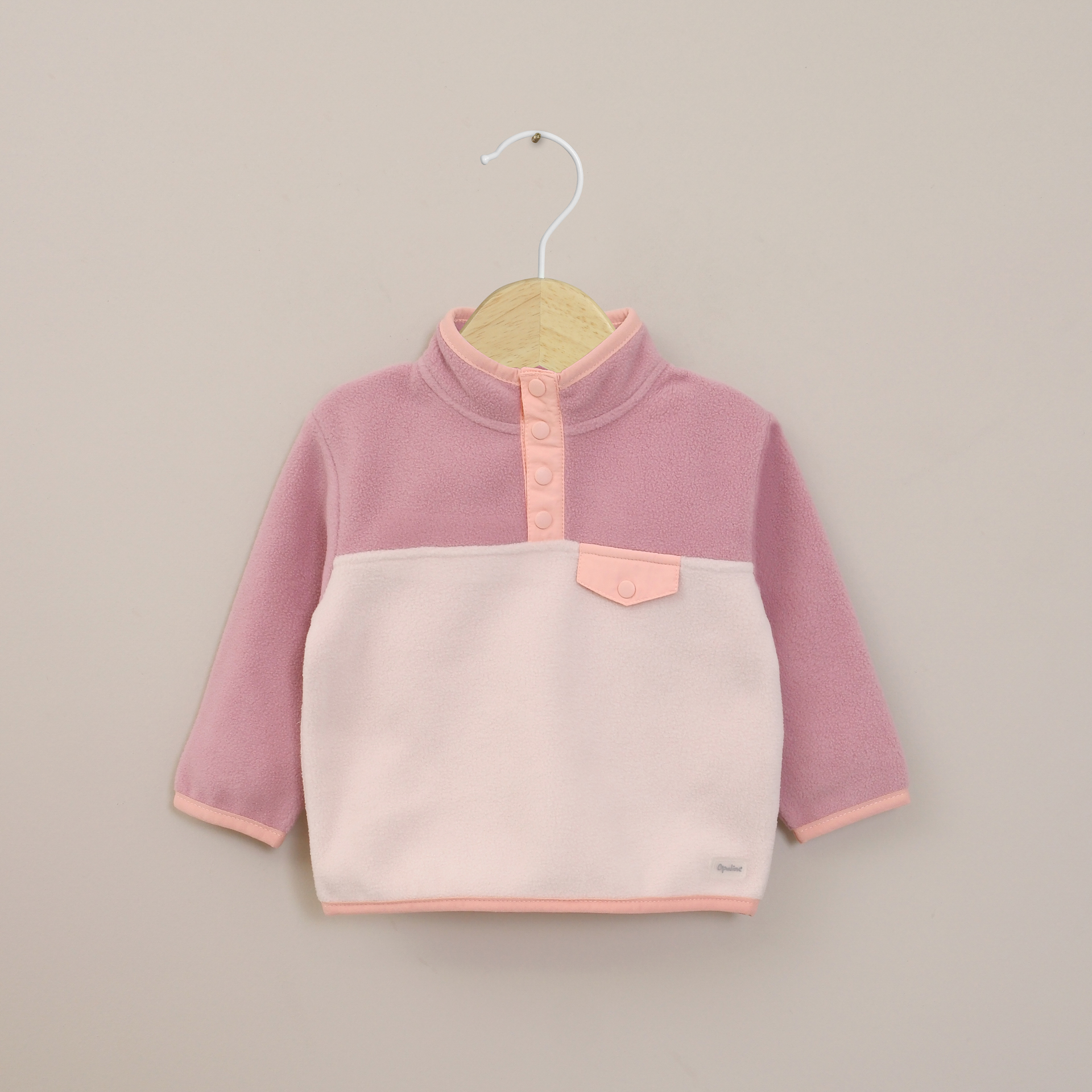 POLERON INFANT NIÑA ROSA VIEJO OPALINE - 1