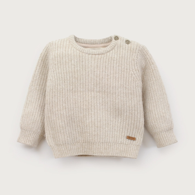 SWEATER INFANT NIÑO BEIGE OPALINE - 2