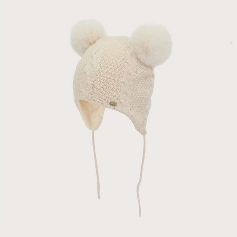 GORRO BEBE BLANCO NIÑA OPALINE - 1