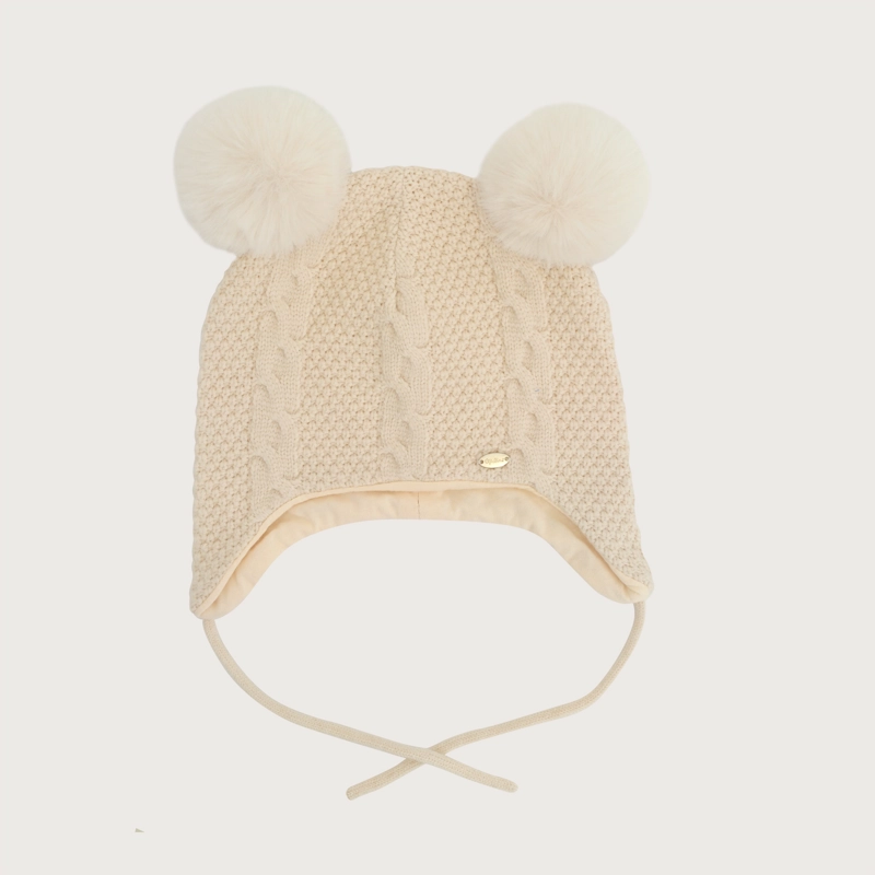 GORRO BEBE BLANCO NIÑA OPALINE - 2