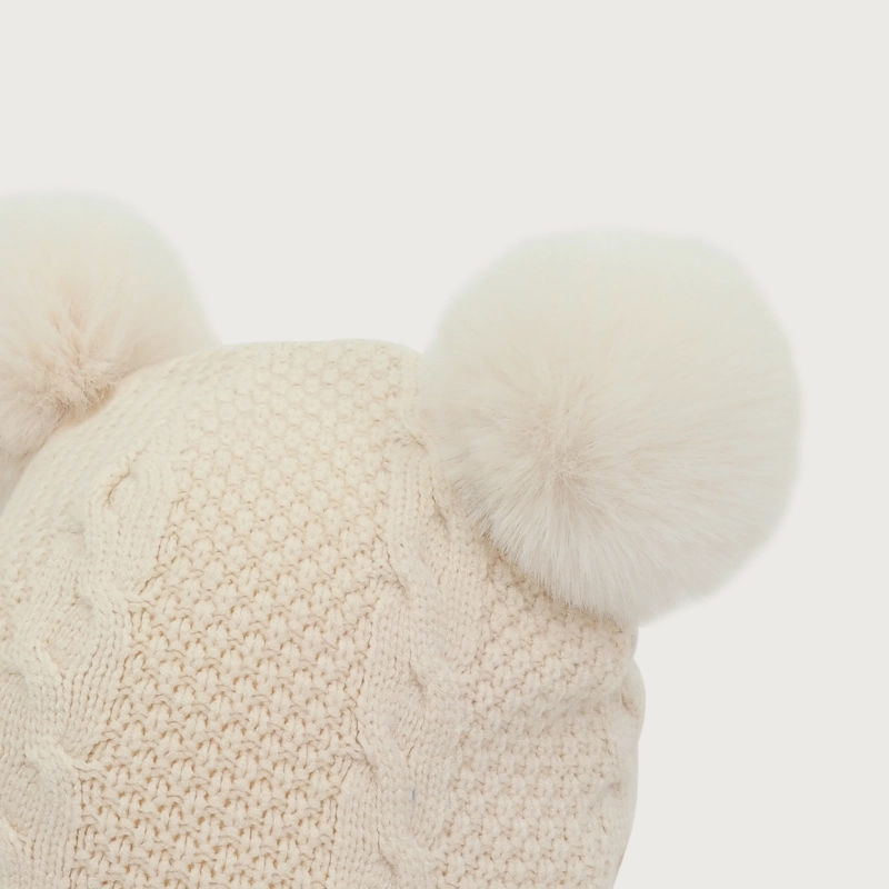 GORRO BEBE BLANCO NIÑA OPALINE - 3