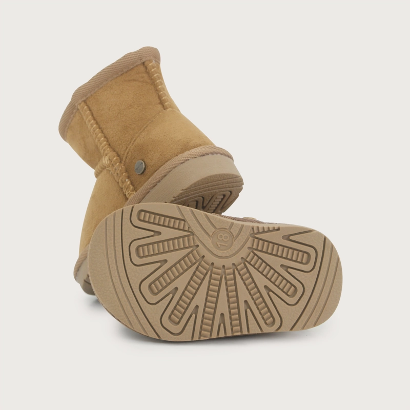 BOTA BEIGE NIÑA OPALINE - 3