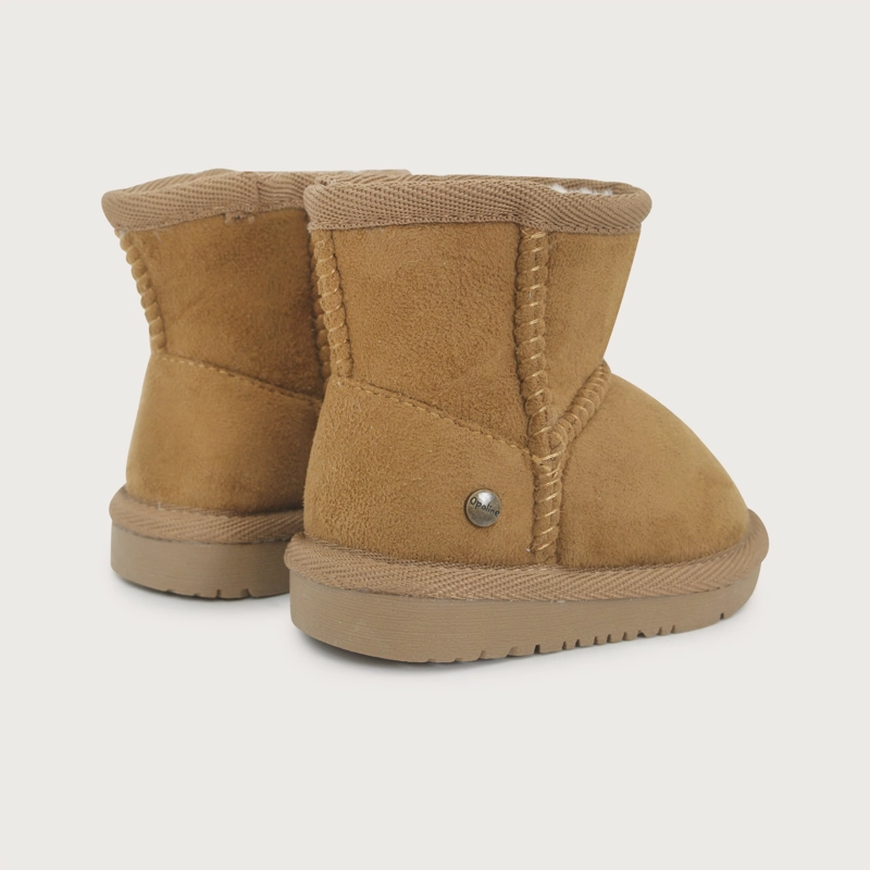 BOTA BEIGE NIÑA OPALINE - 5