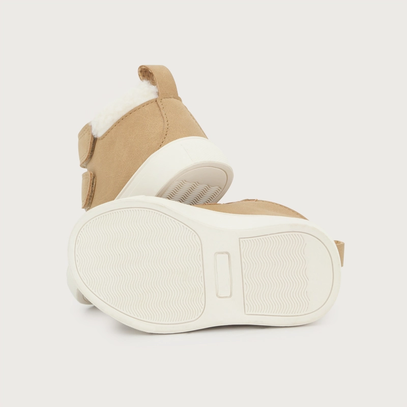 ZAPATILLA DOBLE VELCRO CAMEL NIÑO OPALINE - 3