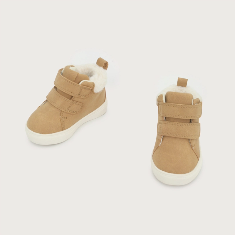 ZAPATILLA DOBLE VELCRO CAMEL NIÑO OPALINE - 4