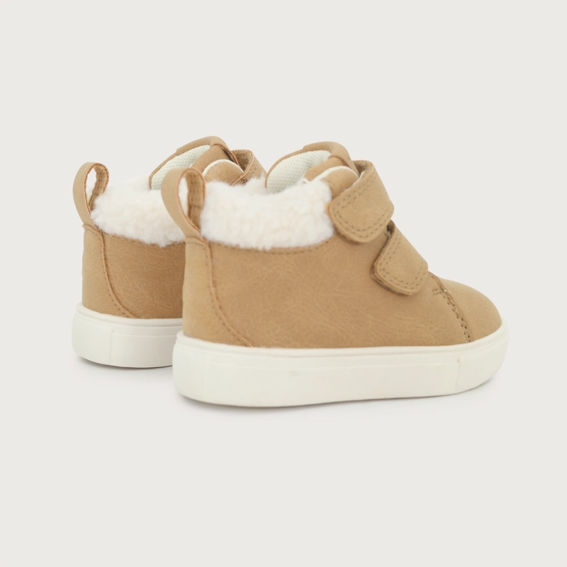 ZAPATILLA DOBLE VELCRO CAMEL NIÑO OPALINE - 5