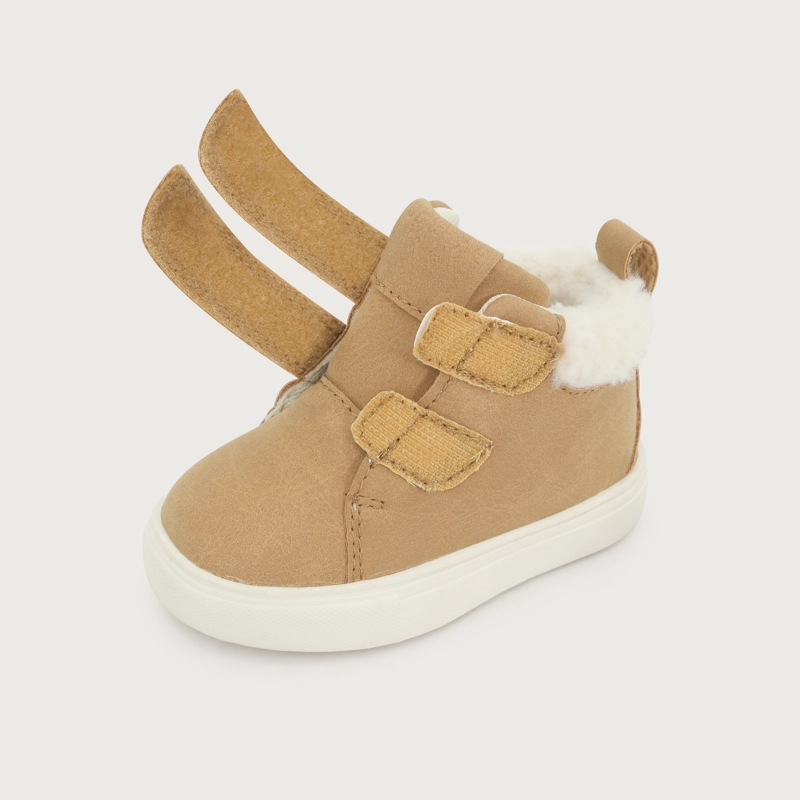 ZAPATILLA DOBLE VELCRO CAMEL NIÑO OPALINE - 6