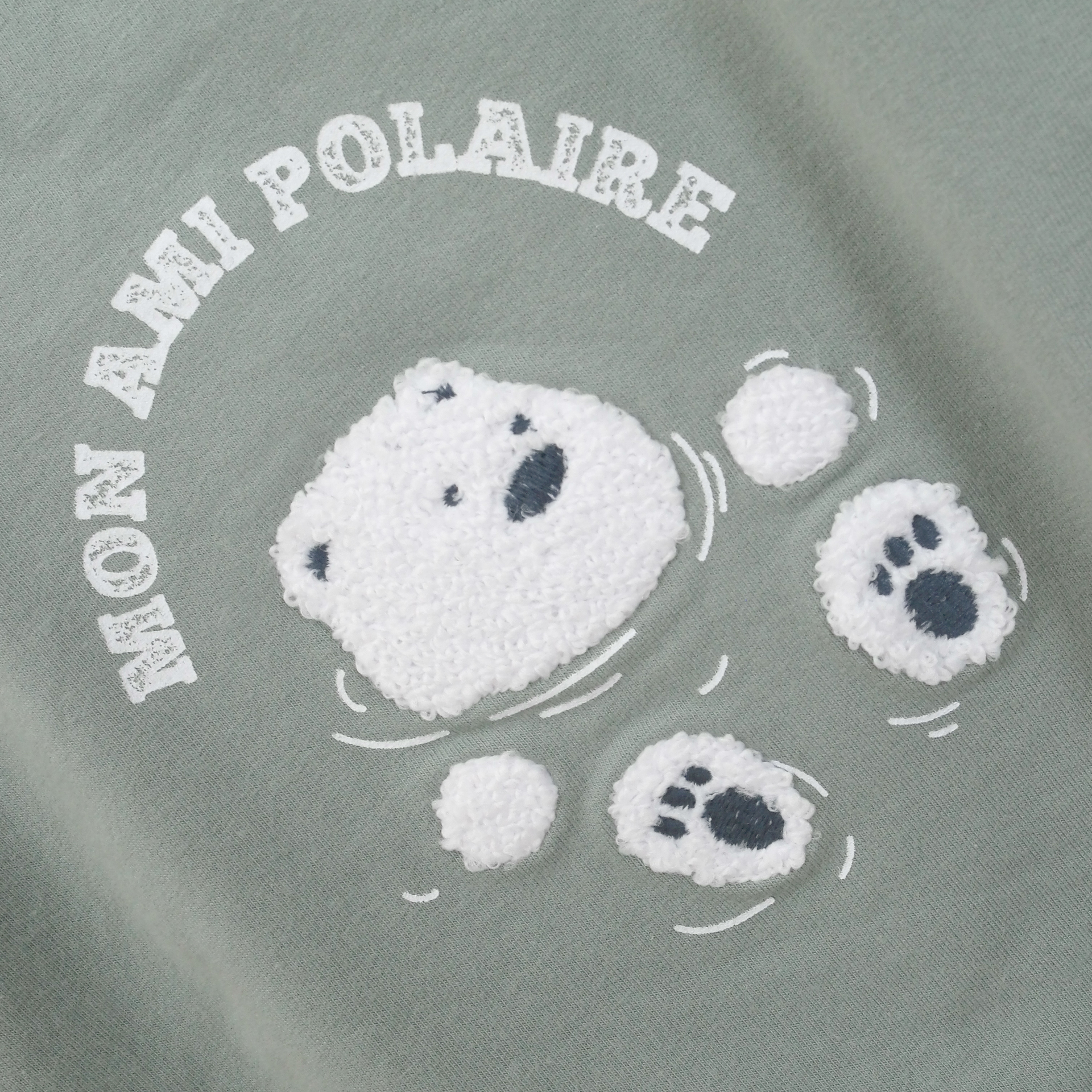 POLERON INFANT NIÑO VERDE CON APLICACION OPALINE - 4