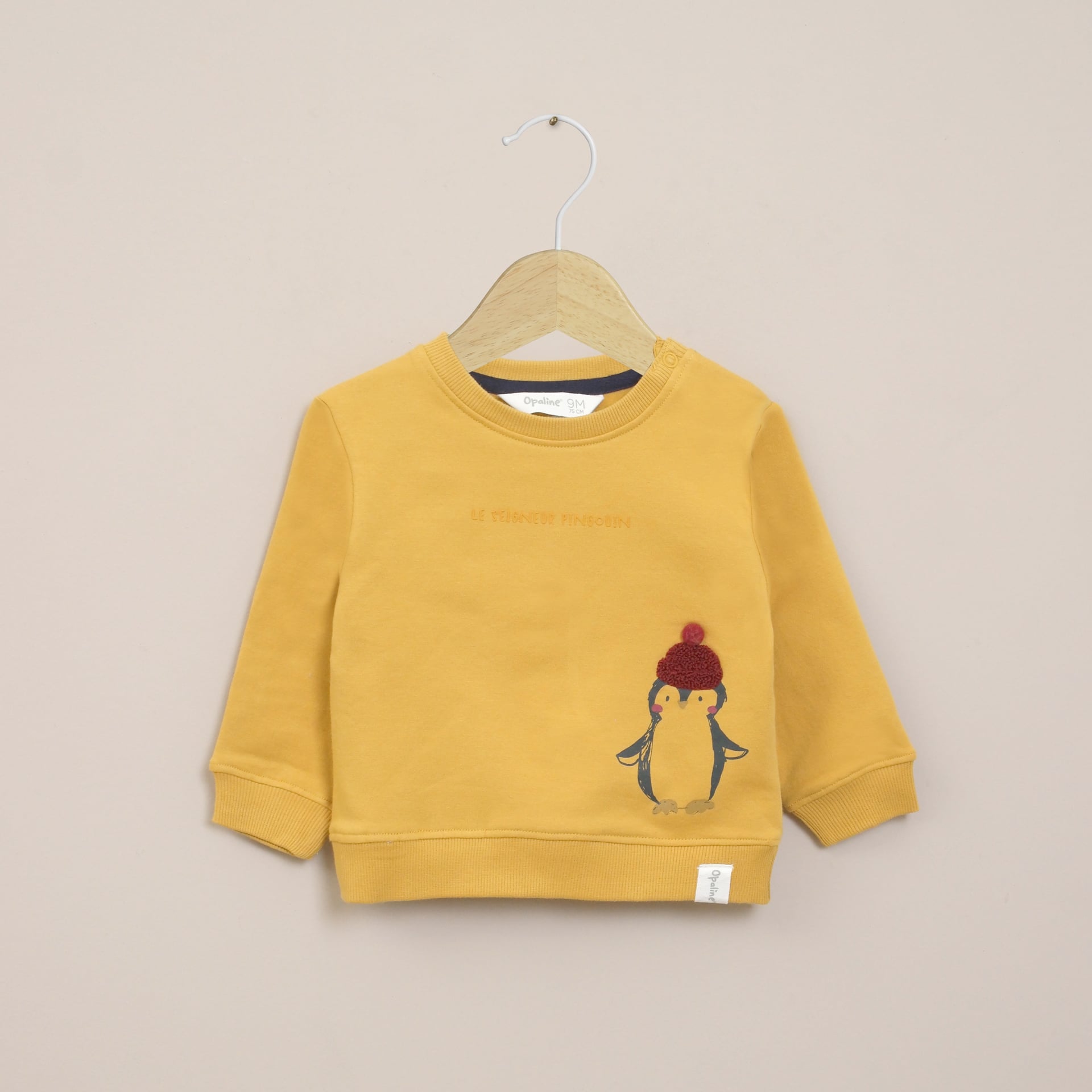 POLERON INFANT NIÑO MOSTAZA OPALINE - 1
