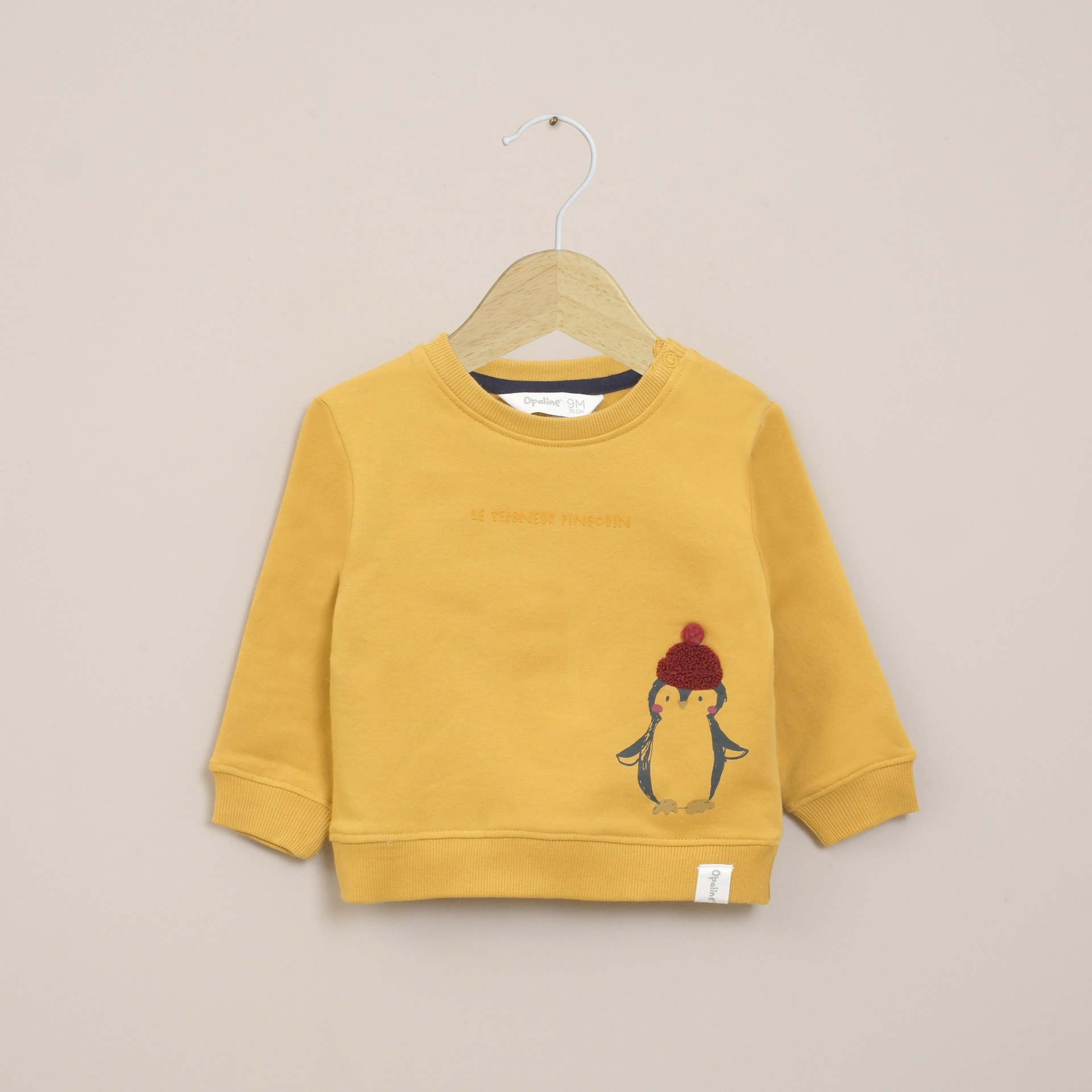 POLERON INFANT NIÑO MOSTAZA OPALINE - 1