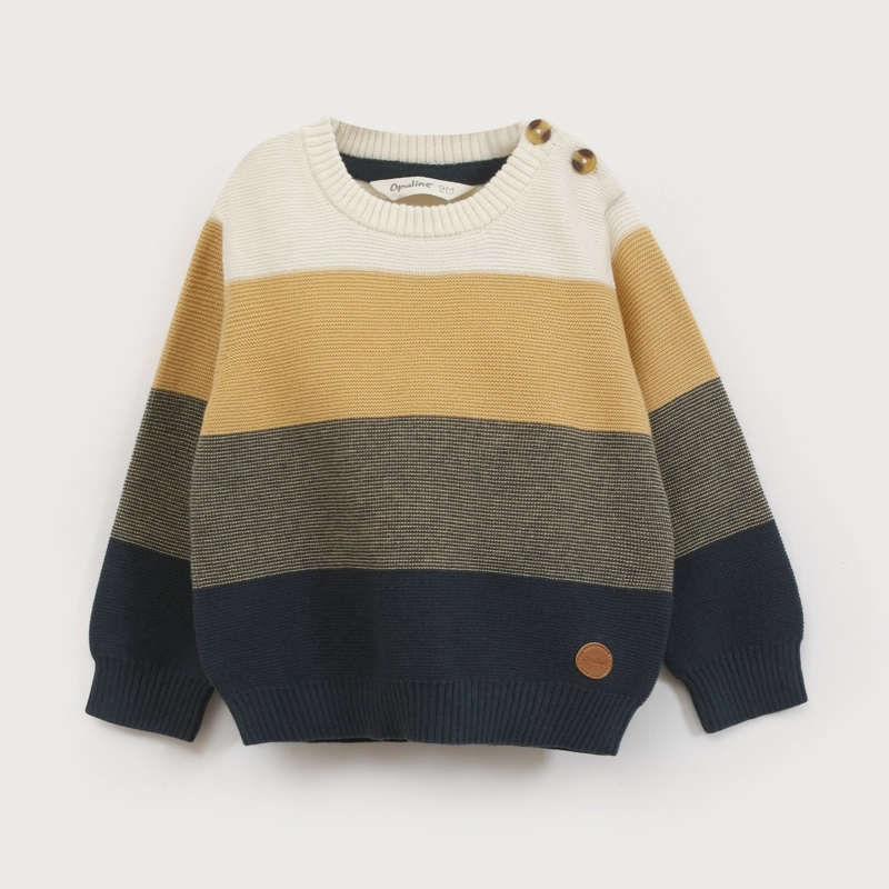 SWEATER INFANT NIÑO MOSTAZA OPALINE - 2