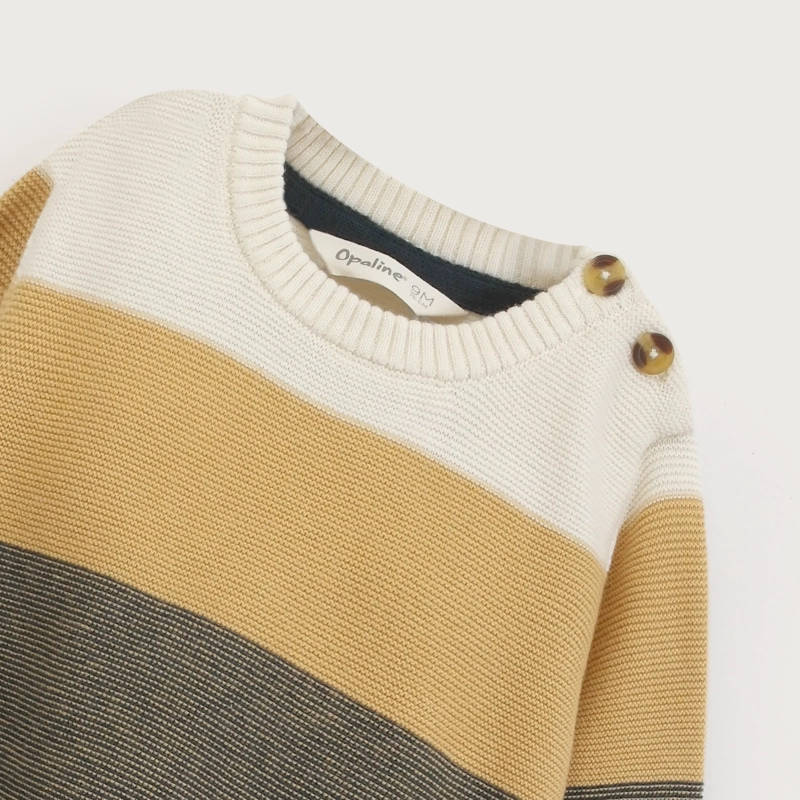 SWEATER INFANT NIÑO MOSTAZA OPALINE - 4