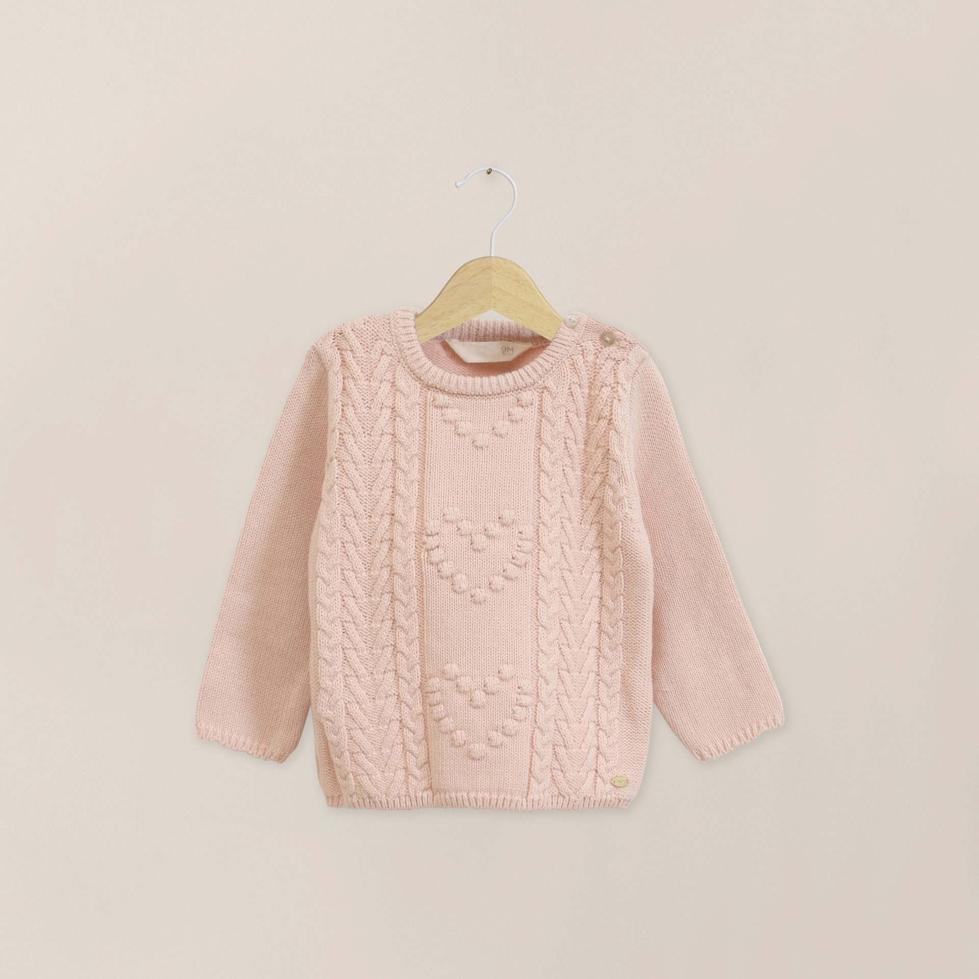 SWEATER INFANT NIÑA ROSA VIEJO OPALINE - 1
