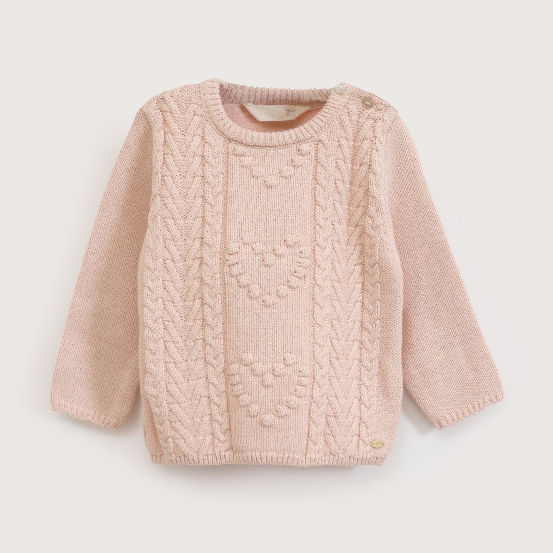 SWEATER INFANT NIÑA ROSA VIEJO OPALINE - 2