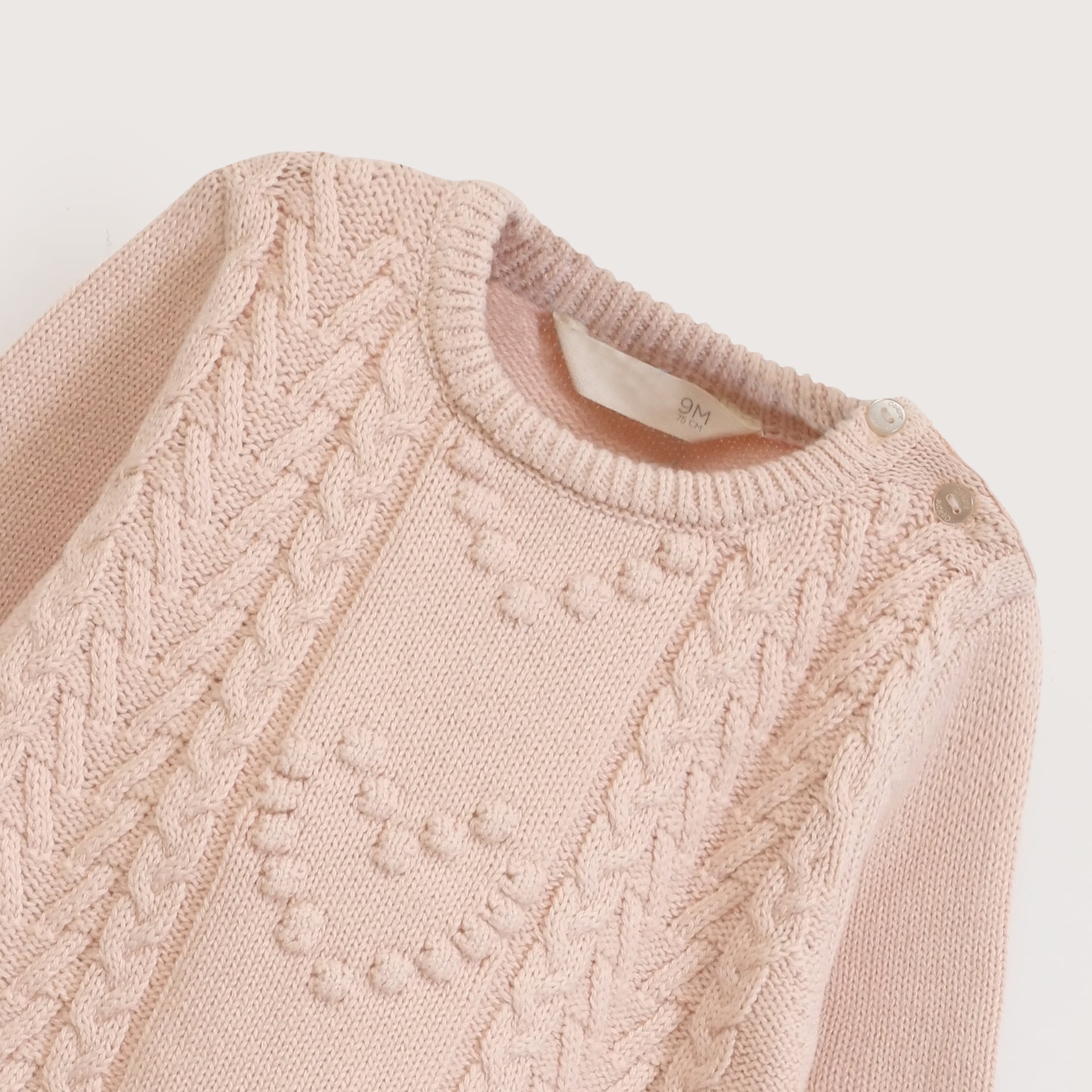 SWEATER INFANT NIÑA ROSA VIEJO OPALINE - 4