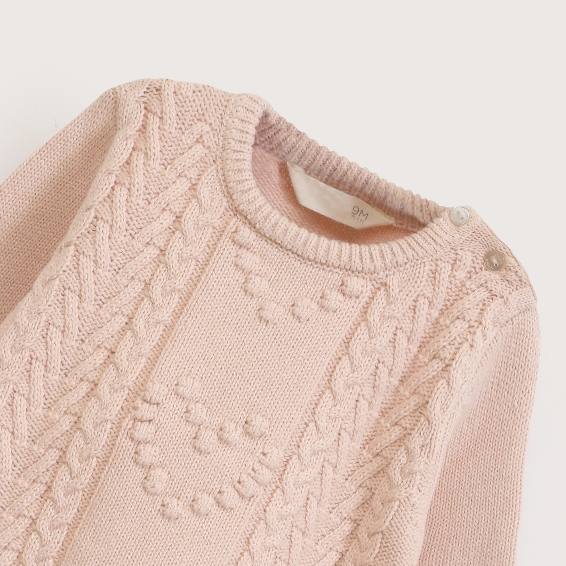 SWEATER INFANT NIÑA ROSA VIEJO OPALINE - 4