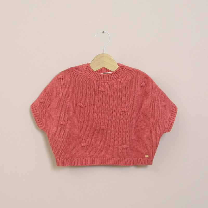 PONCHO INFANT NIÑA ROSADO OPALINE - 1