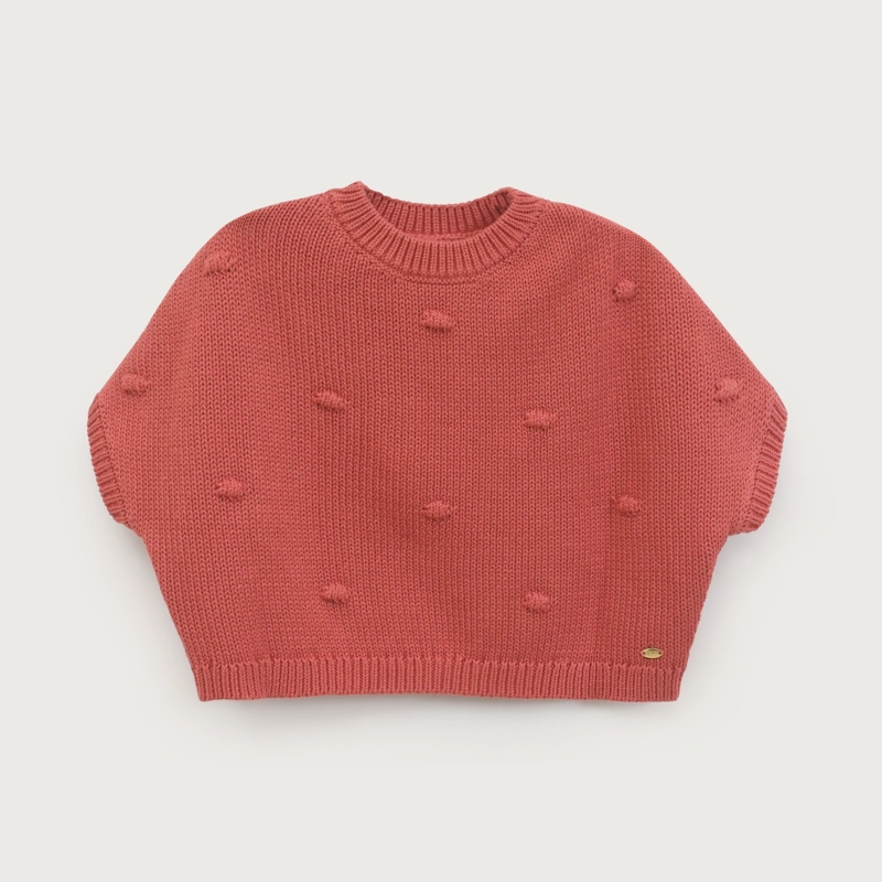 PONCHO INFANT NIÑA ROSADO OPALINE - 2