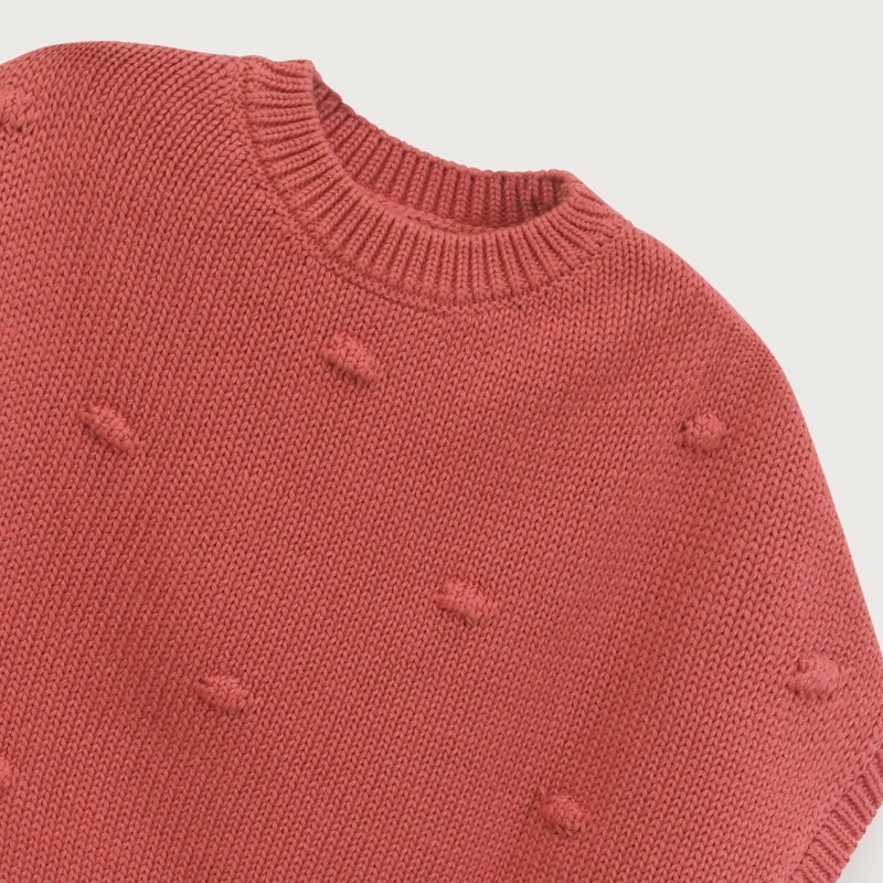 PONCHO INFANT NIÑA ROSADO OPALINE - 4