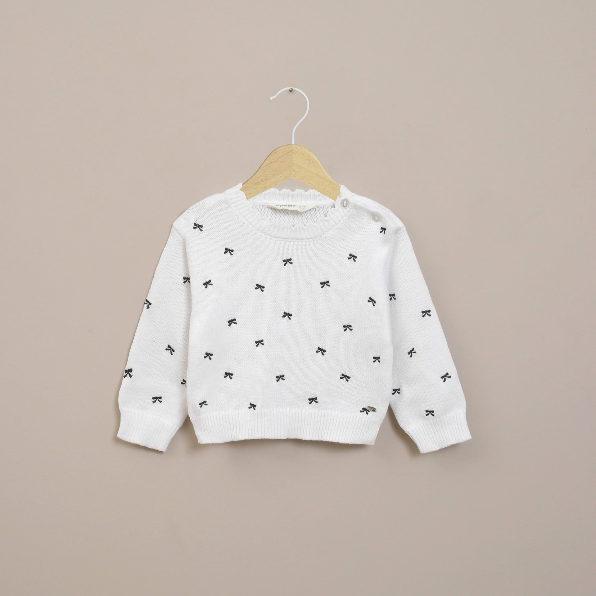 SWEATER BLANCO INFANT NIÑA OPALINE - 1