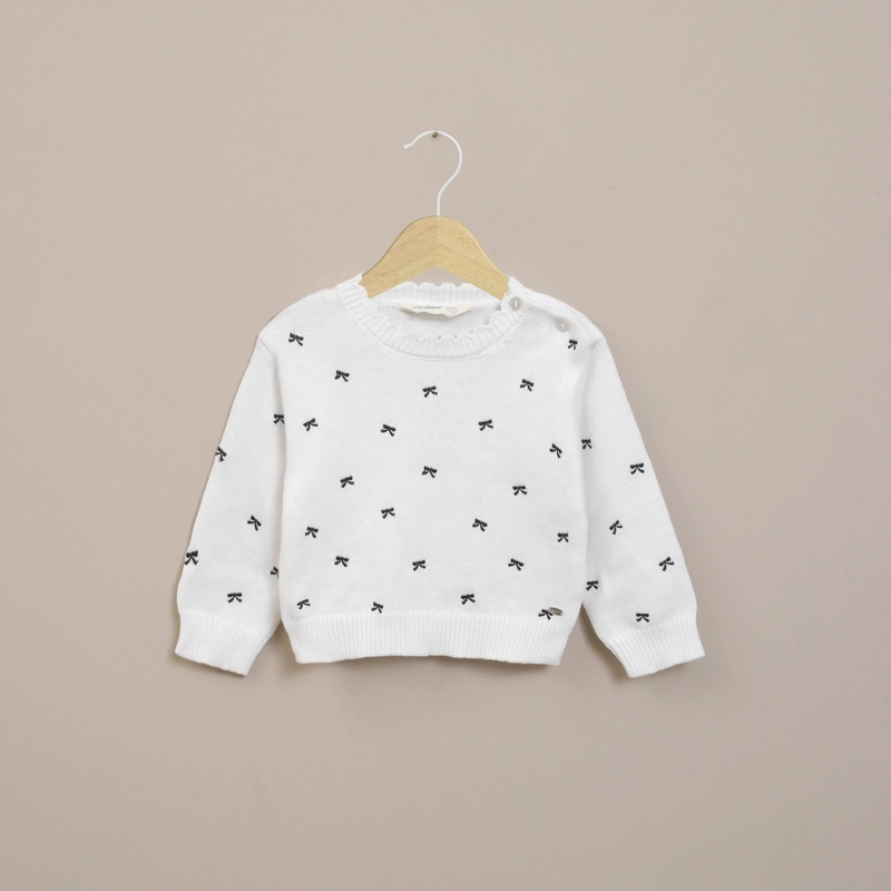 SWEATER BLANCO INFANT NIÑA OPALINE - 1