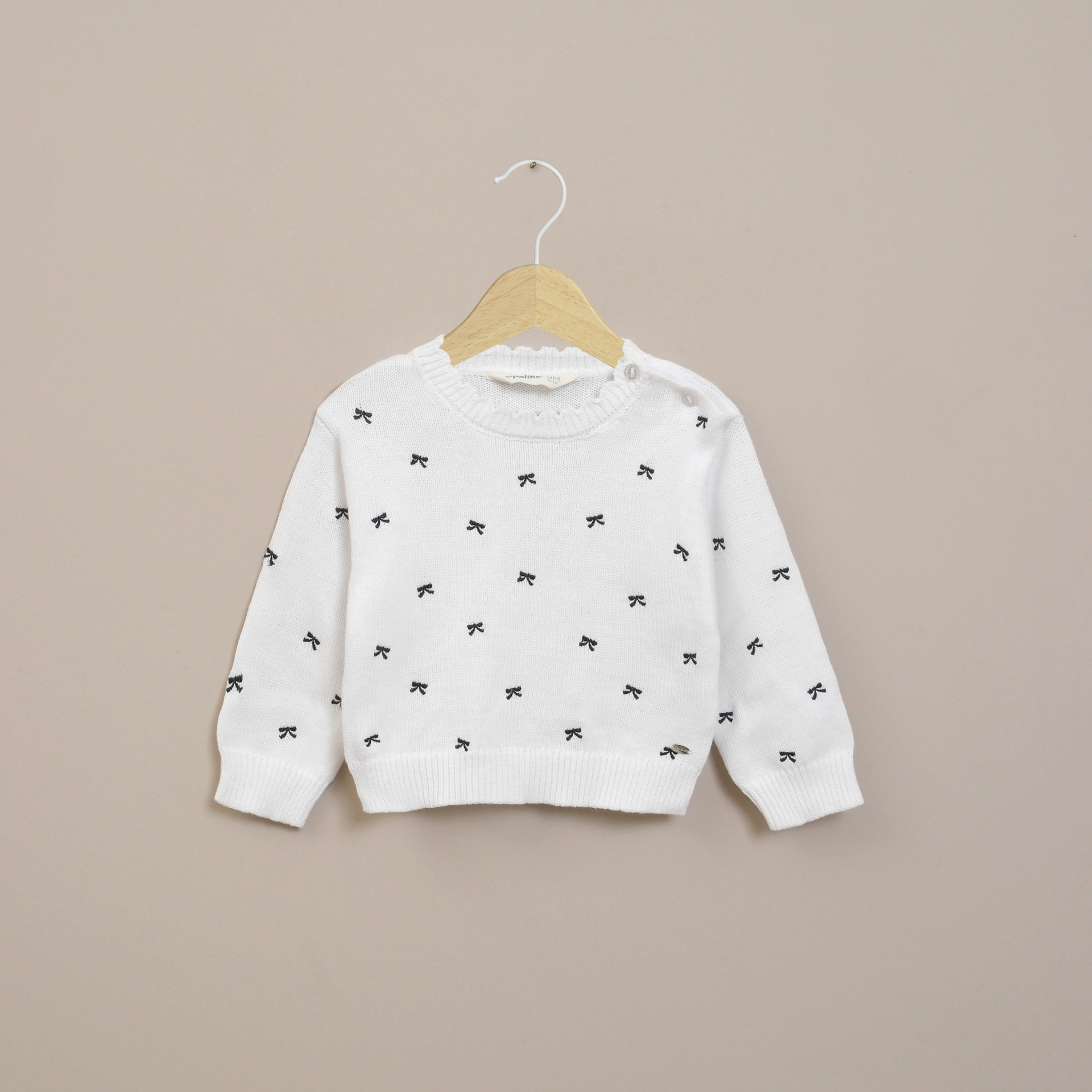 SWEATER BLANCO INFANT NIÑA OPALINE - 1