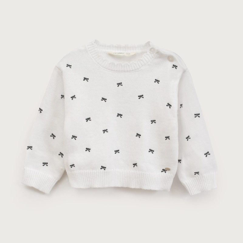 SWEATER BLANCO INFANT NIÑA OPALINE - 2