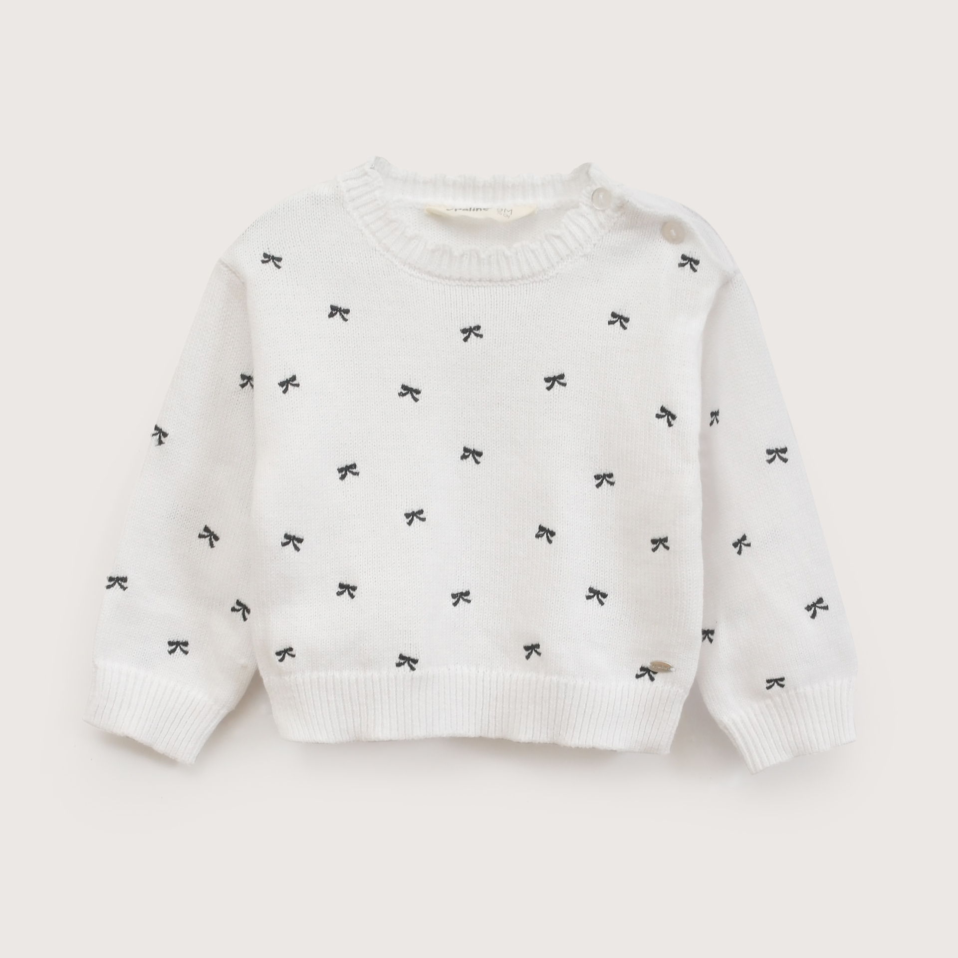 SWEATER BLANCO INFANT NIÑA OPALINE - 2
