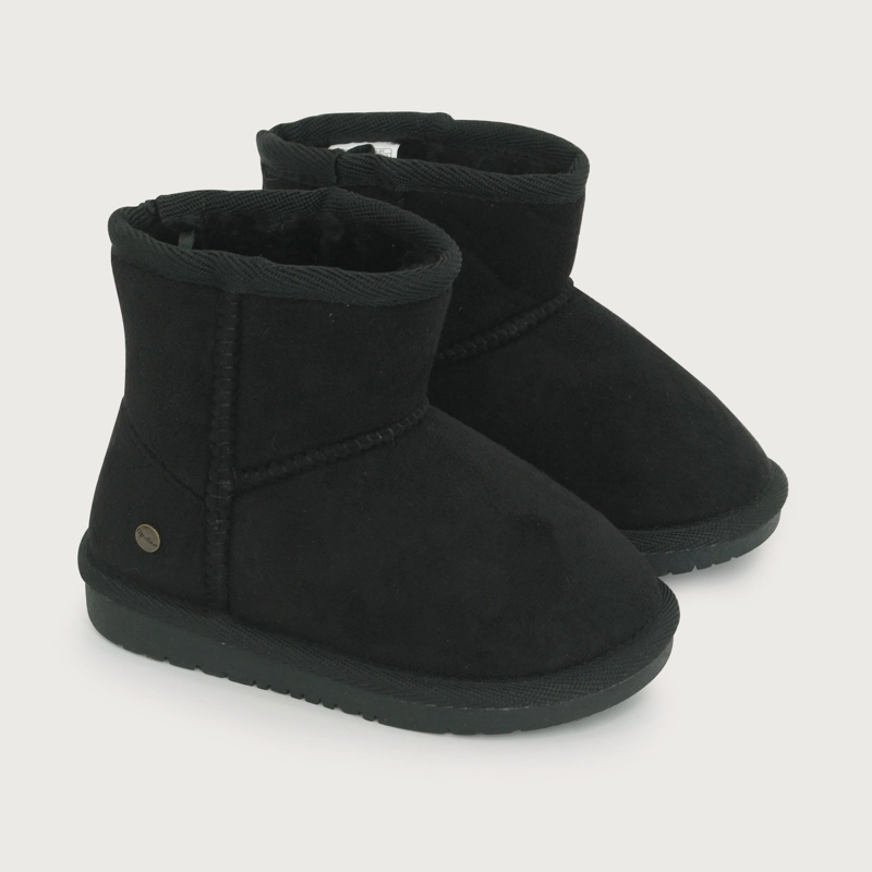 BOTA CASUAL NEGRA NIÑA OPALINE - 1